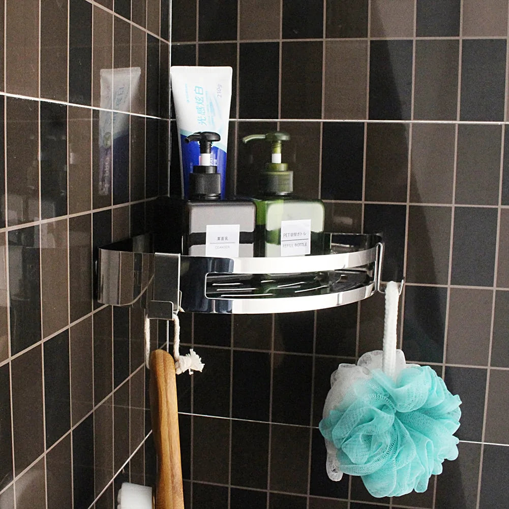 Stainless Steel Bathroom Shelf: Organize with Ease